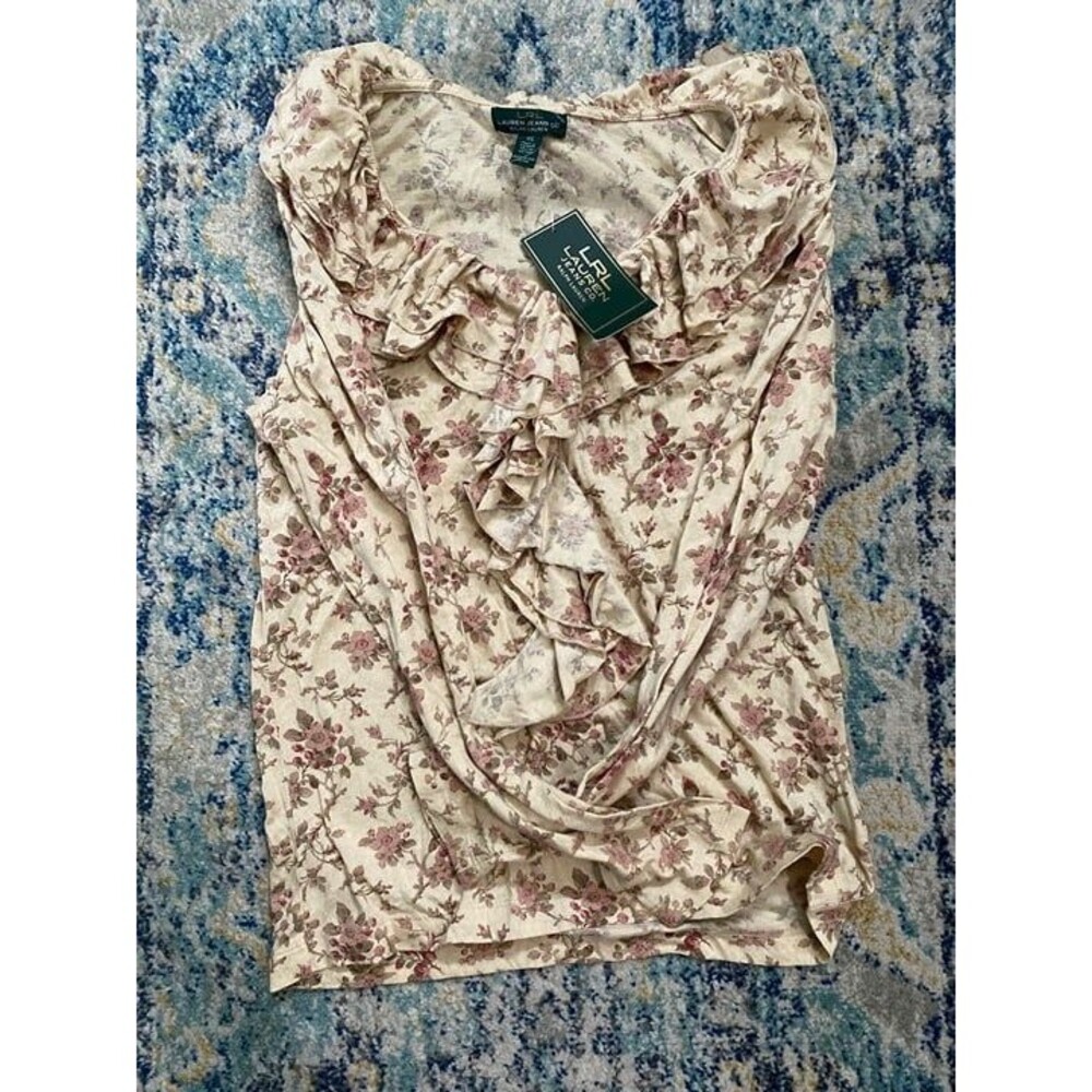 Lauren Jeans Co ruffle blouse